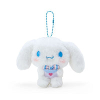 Cute Cinnamoroll Plush Keychain Soft Stuffed Animal Bag Charm with Bow