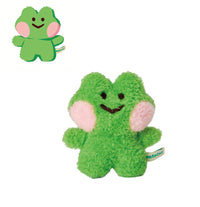 Kawaii Green Frog Plush Keychain Cute Soft Stuffed Animal Bag Charm