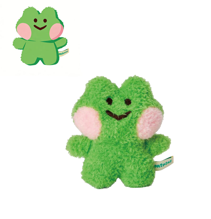 Kawaii Green Frog Plush Keychain Cute Soft Stuffed Animal Bag Charm
