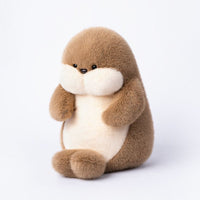 Cute Brown Otter Plush Toy Soft Stuffed Marine Animal Plushie Kawaii Gift