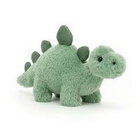 Cute Green Stegosaurus Plush Toy Soft Stuffed Dinosaur Animal Plushie for Kids Adults Gift